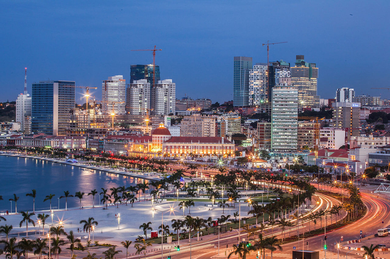 Modern town in Angola- angola capital