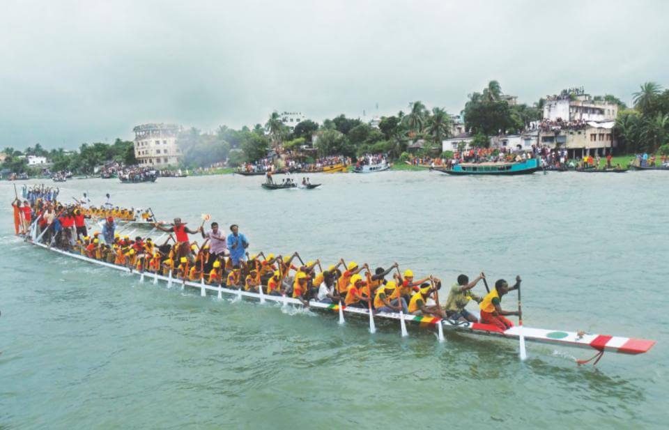 boat race on Titas river, Brahmanbaria